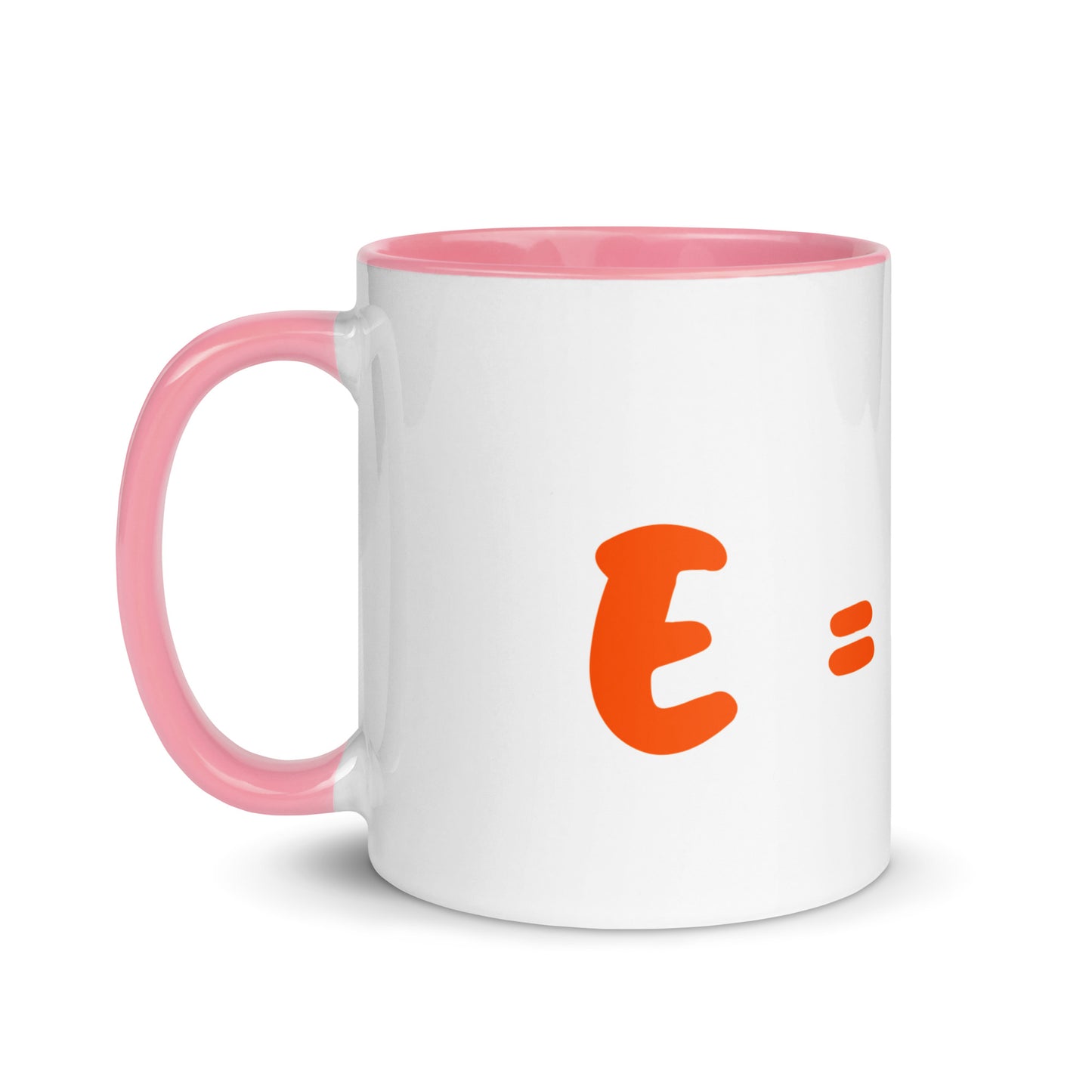 Tasse mit farbiger Innenseite "E=mc²"