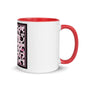 Tasse mit farbiger Innenseite Leopard Design "Leo Cat"