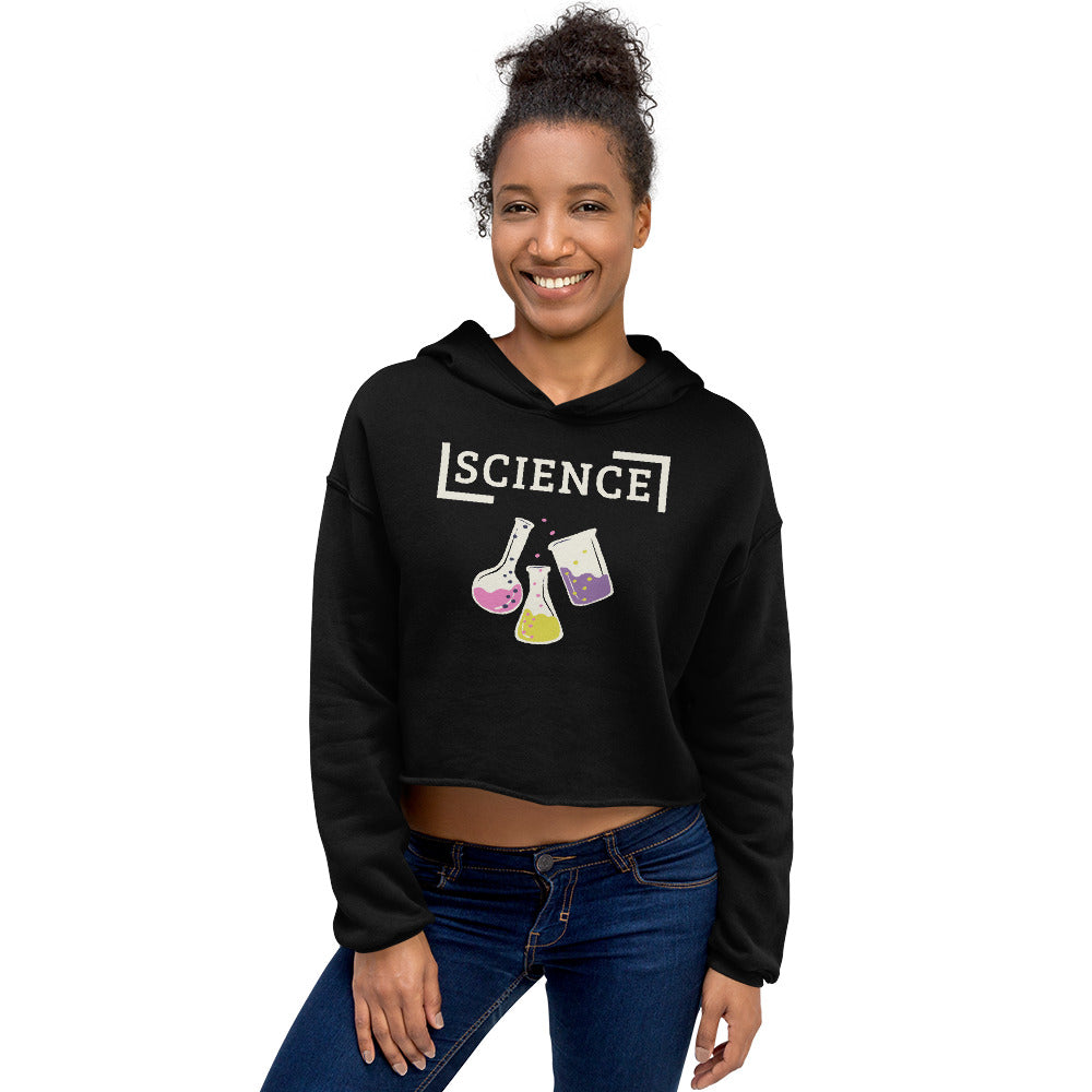 Crop-Hoodie "Science"