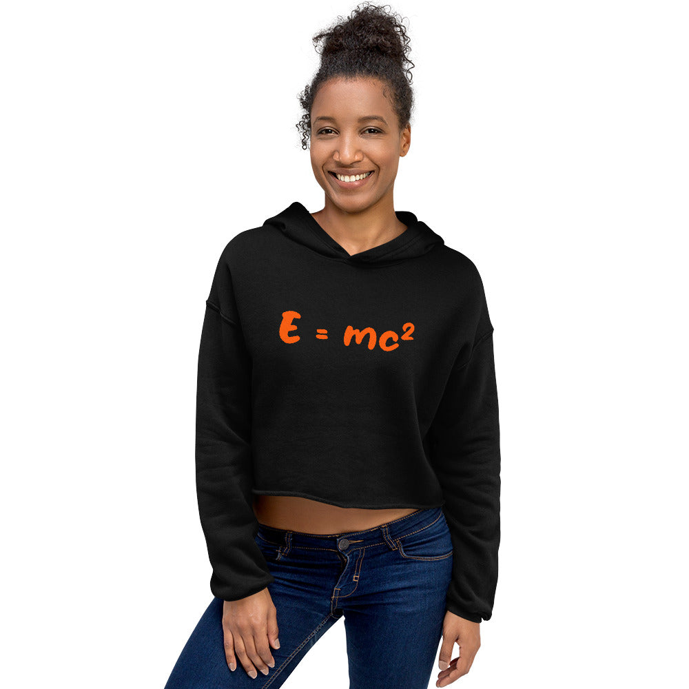 Crop-Hoodie "E=mc²"