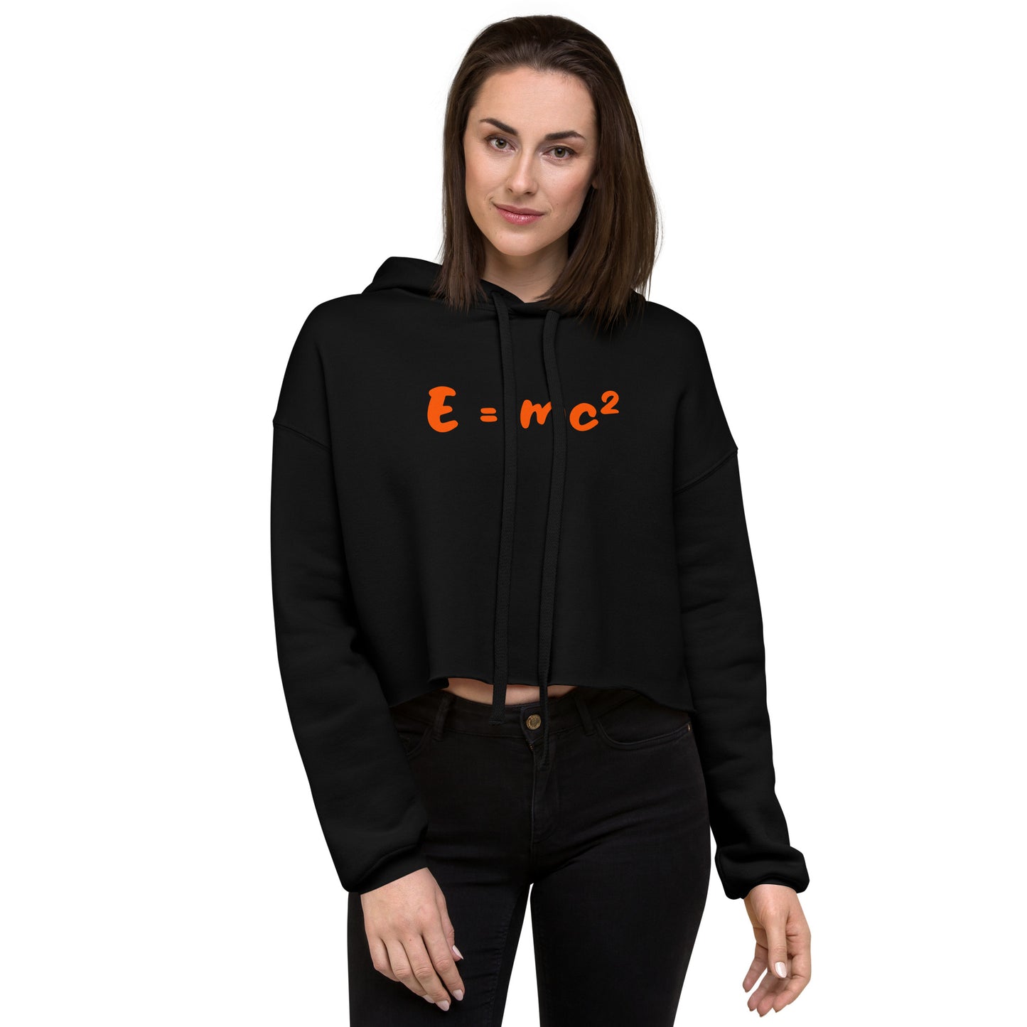 Crop-Hoodie "E=mc²"