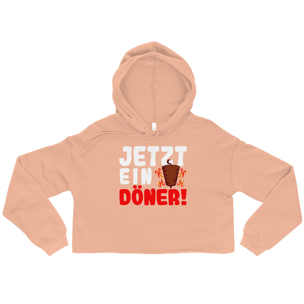 Crop-Hoodie "Jetzt ein Döner!"