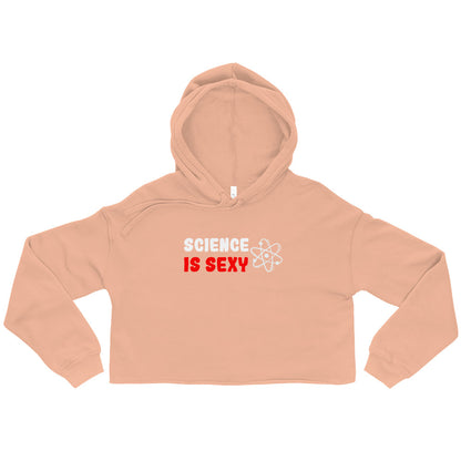 Crop-Hoodie "Science is sexy"