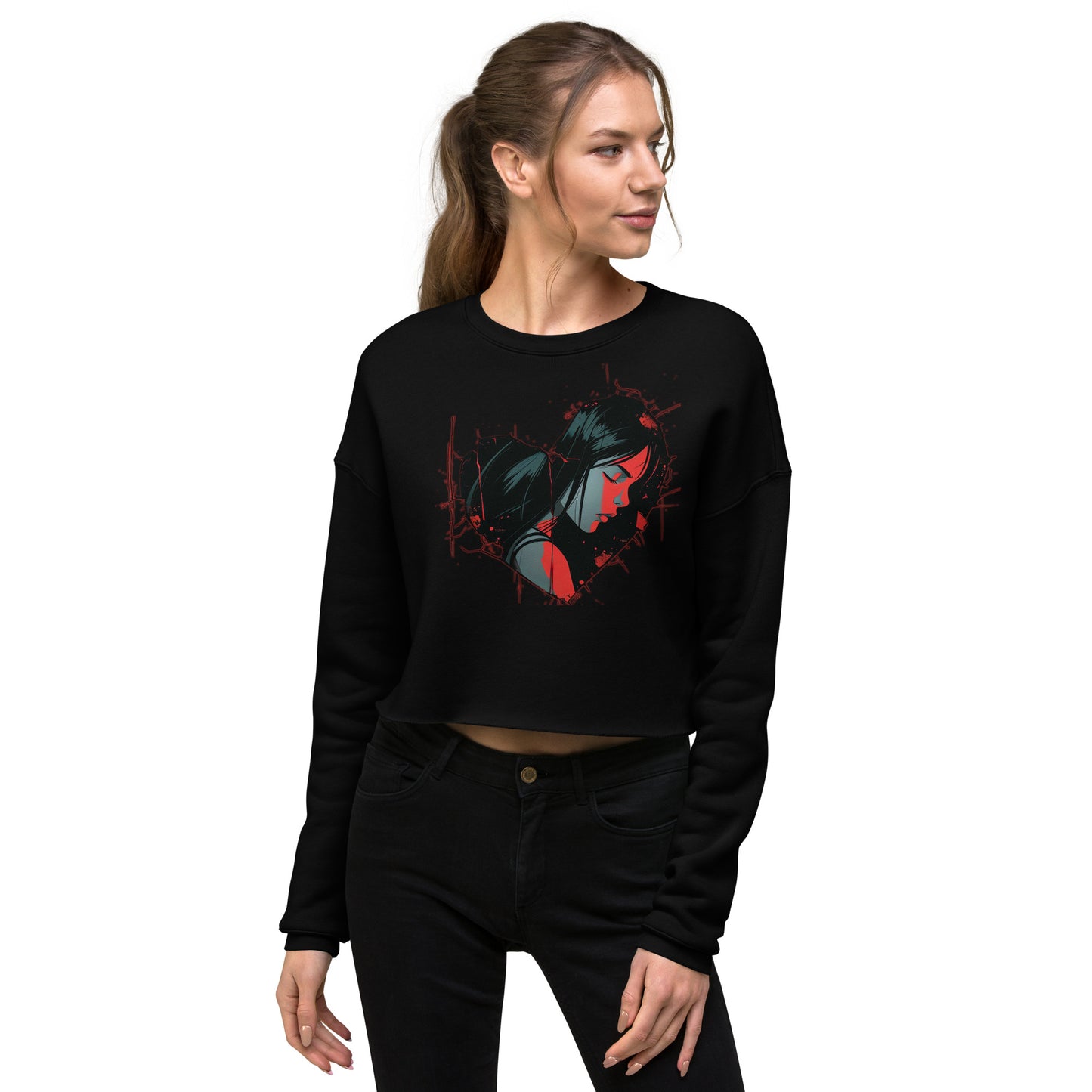 Heartbreak Crop Sweatshirt