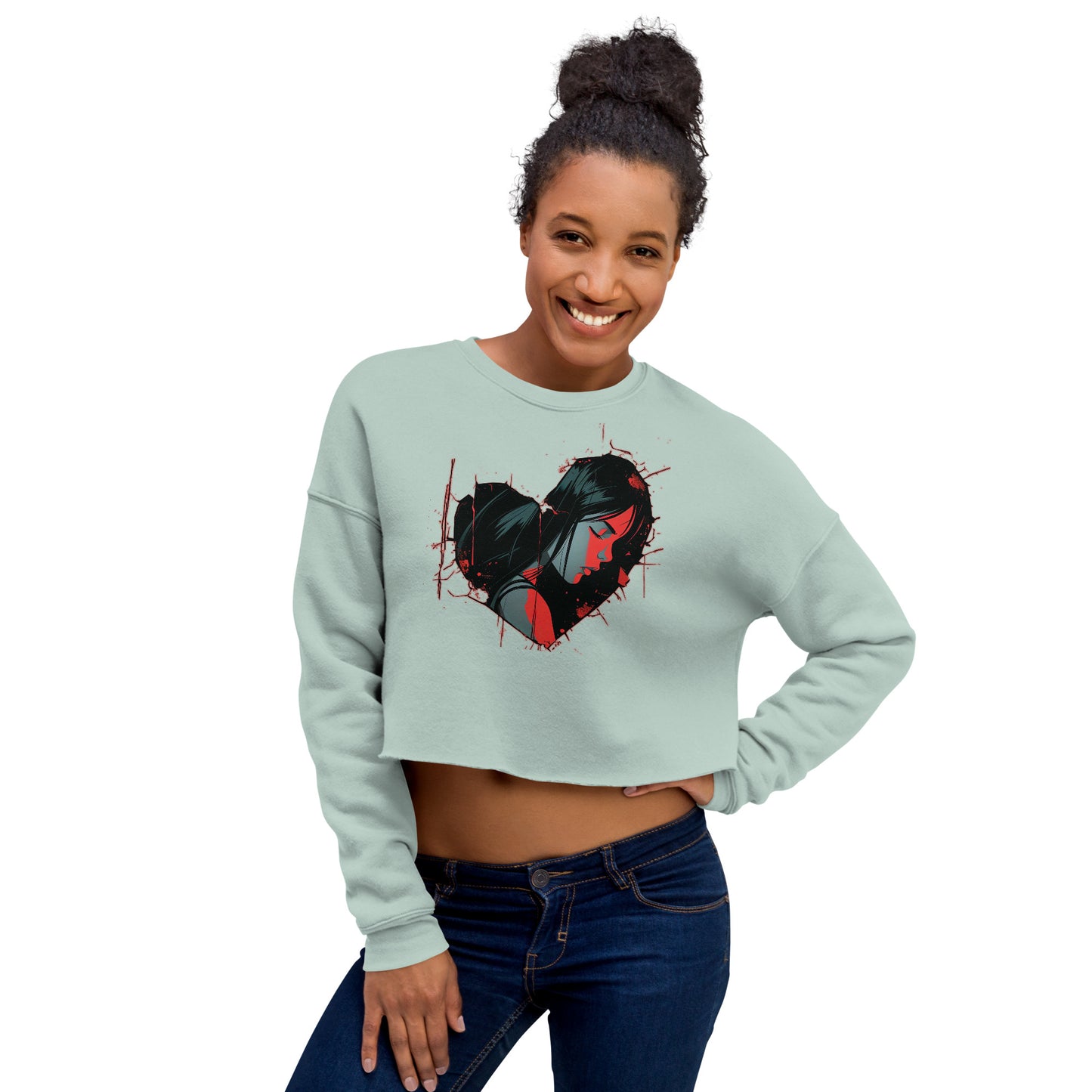 Heartbreak Crop Sweatshirt