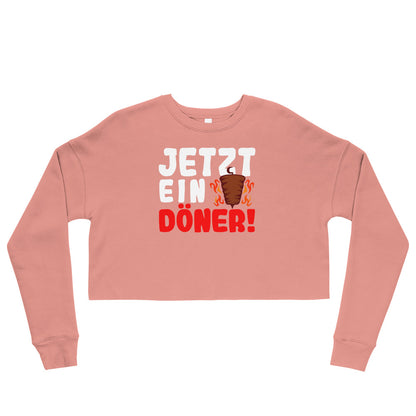 Crop-Pullover "Jetzt ein Döner!"