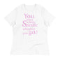 Lockeres Damen-T-Shirt "You leave a little Sparkle wherever you go!"