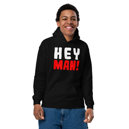 Heavy-Blend Hoodie für Jugendliche "Hey man!"