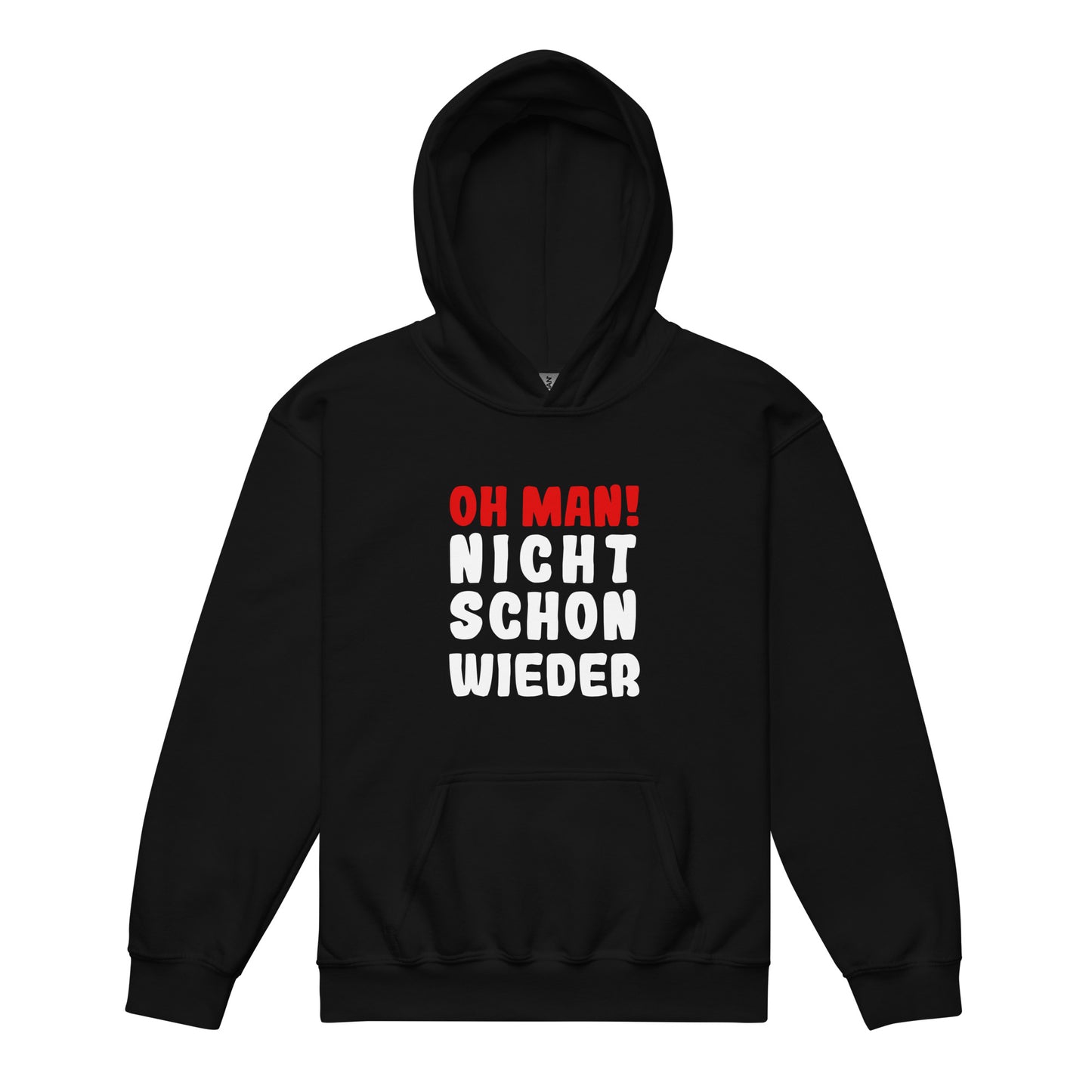 Heavy-Blend Hoodie für Jugendliche "Oh man! Nicht schon wieder"