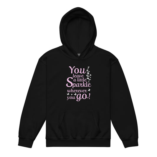 Heavy-Blend Hoodie für Mädchen "You leave a little sparkle wherever you go"