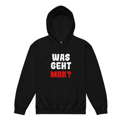 Heavy-Blend Hoodie für Jugendliche "Was geht MRK?"