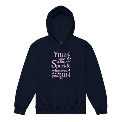 Heavy-Blend Hoodie für Mädchen "You leave a little sparkle wherever you go"