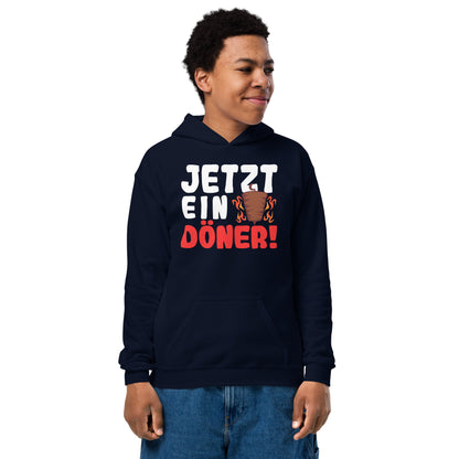 Heavy-Blend Hoodie für Jugendliche "Jetzt ein Döner"