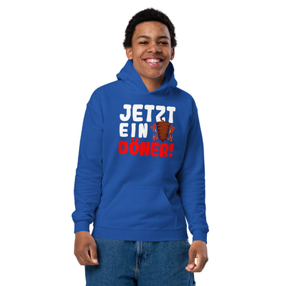 Heavy-Blend Hoodie für Jugendliche "Jetzt ein Döner"