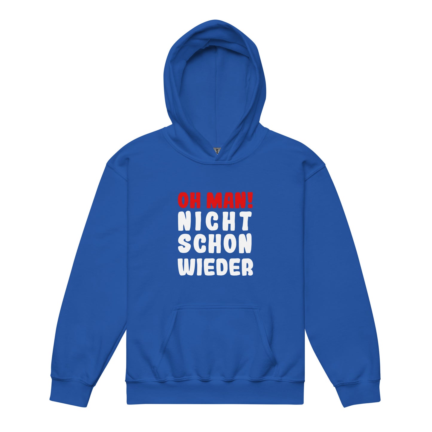 Heavy-Blend Hoodie für Jugendliche "Oh man! Nicht schon wieder"