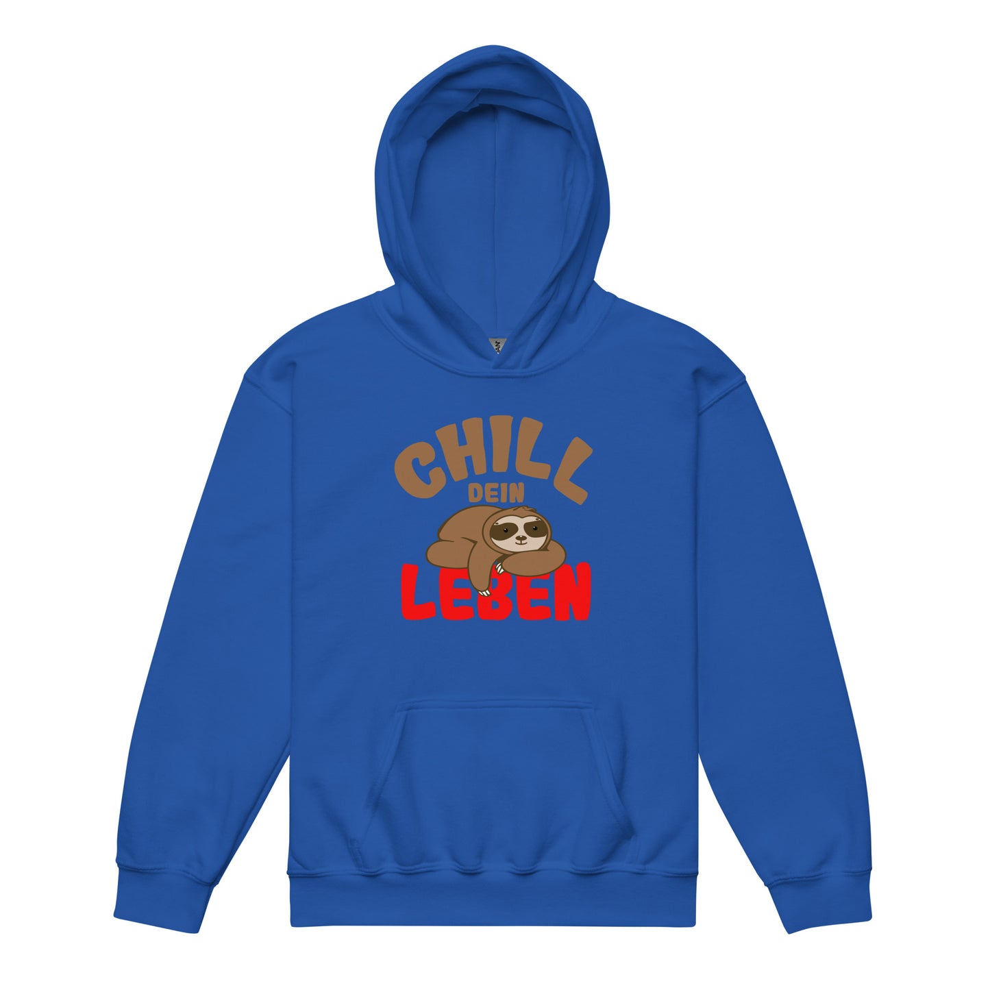 Heavy-Blend Hoodie für Jugendliche "Chill dein Leben"