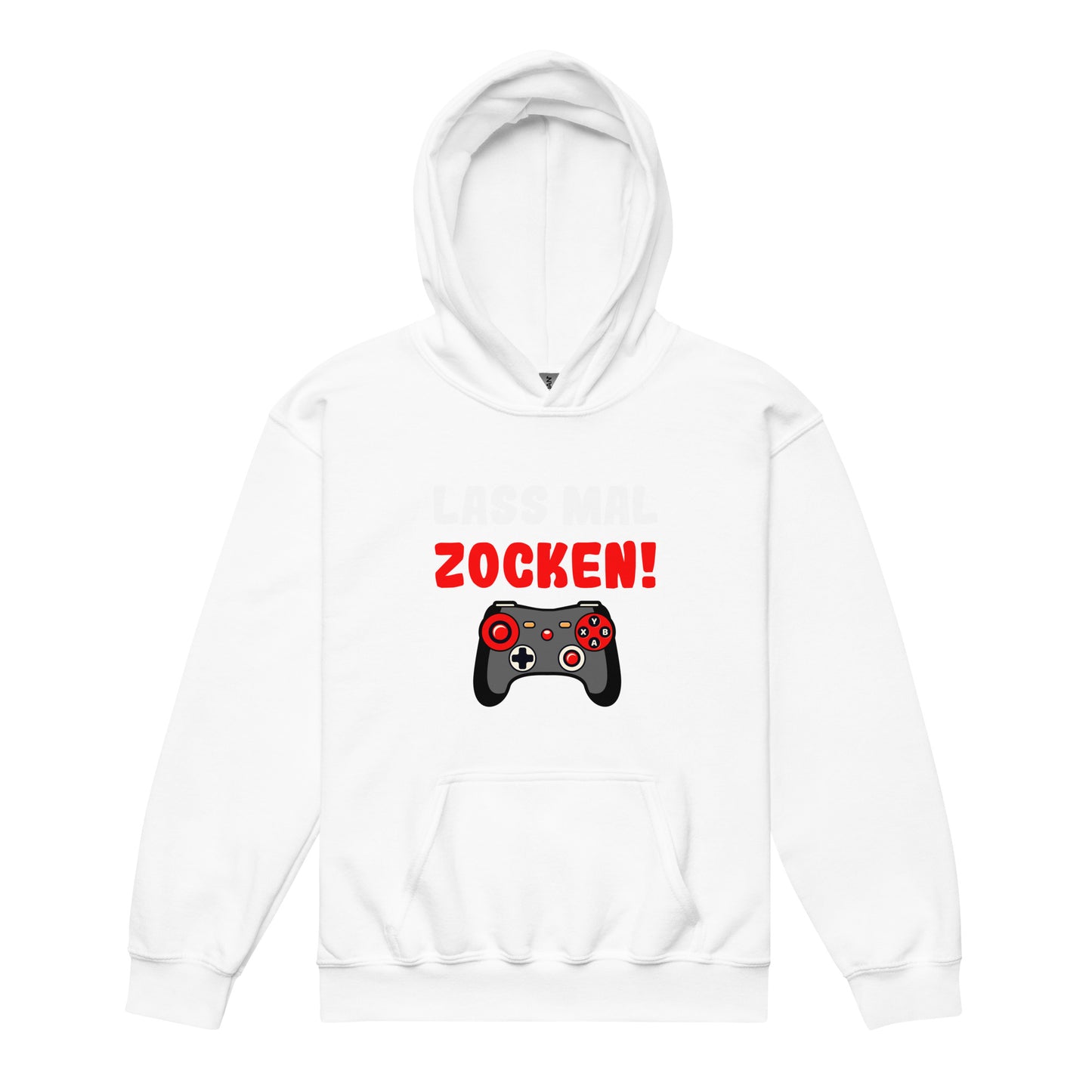 Heavy-Blend Hoodie für Jugendliche "Lass mal zocken!"