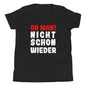 Kurzärmeliges T-Shirt für Kinder "Oh man! Nicht schon wieder"