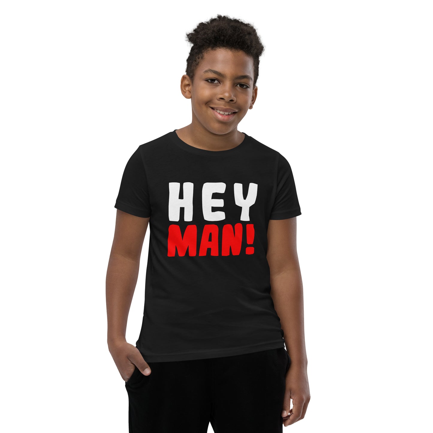 Kurzärmeliges T-Shirt für Kinder "Hey man!"