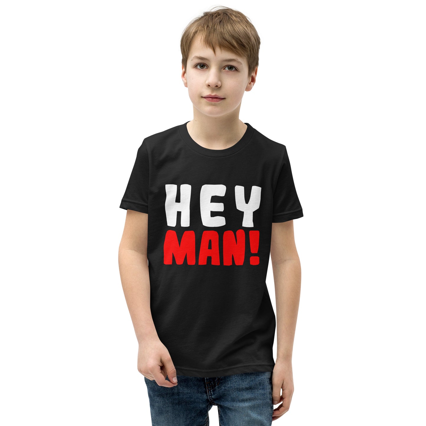 Kurzärmeliges T-Shirt für Kinder "Hey man!"