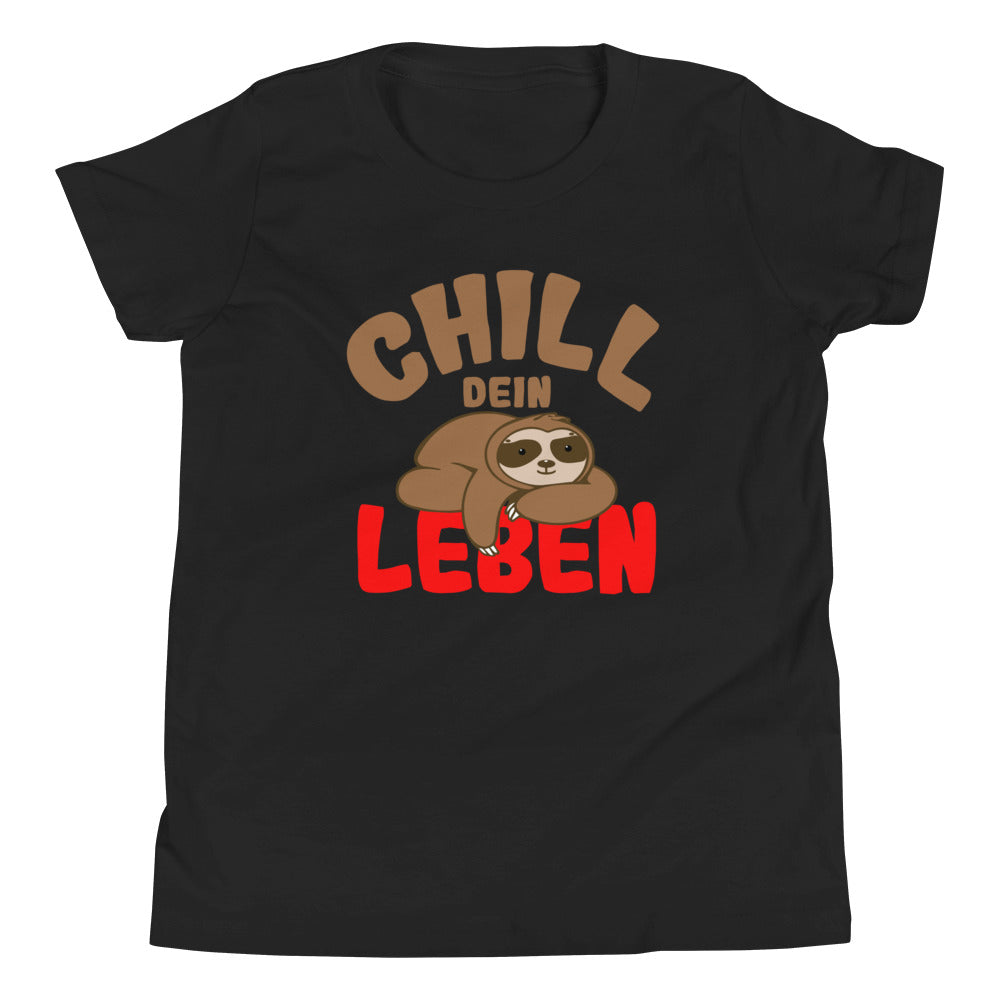 Kurzärmeliges T-Shirt für Kinder "Chill dein Leben"