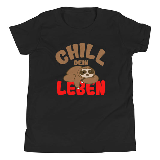 Kurzärmeliges T-Shirt für Kinder "Chill dein Leben"