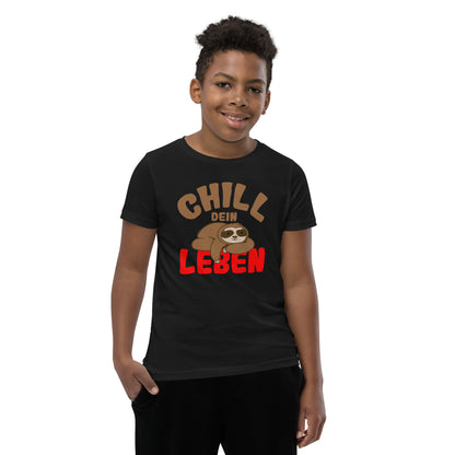 Kurzärmeliges T-Shirt für Kinder "Chill dein Leben"