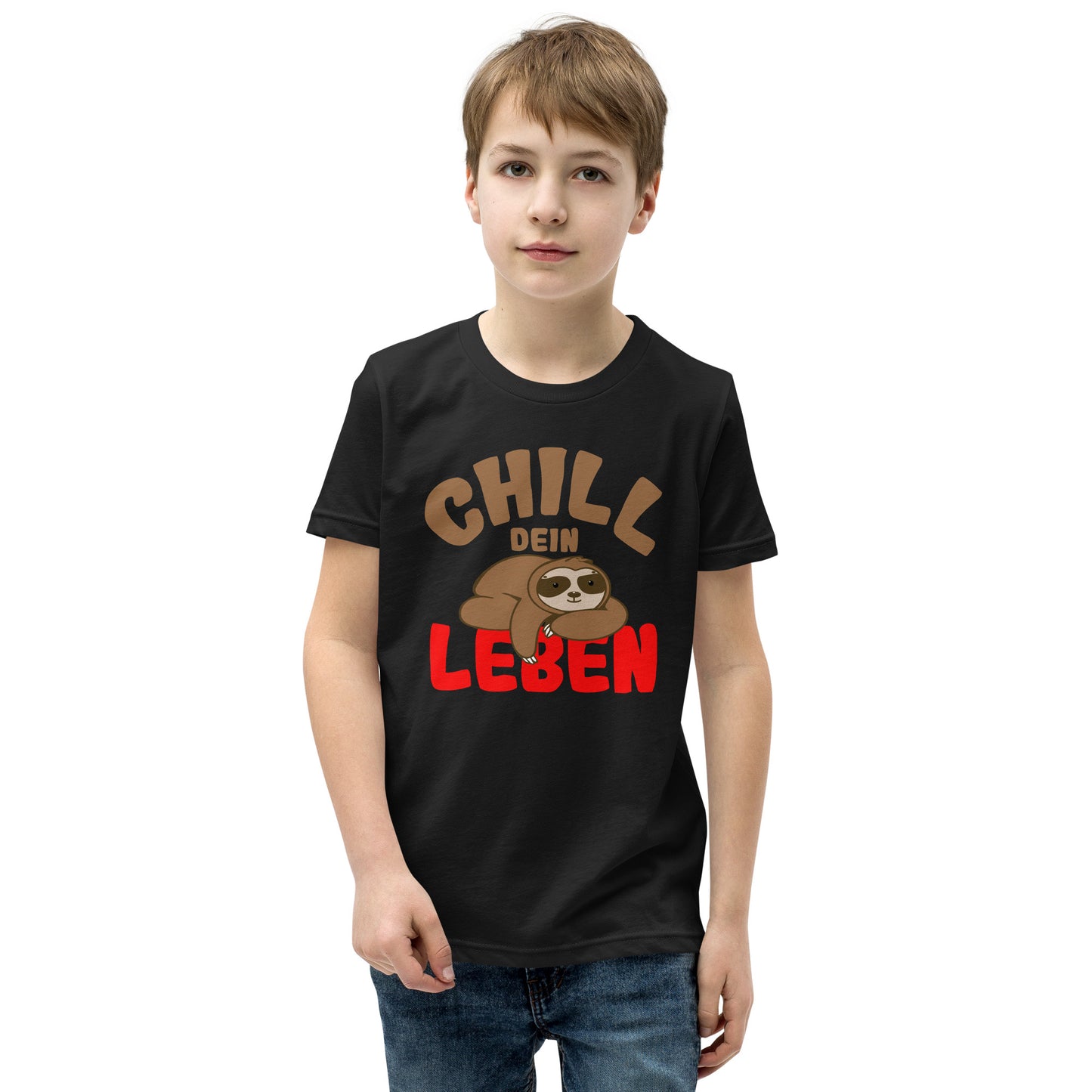 Kurzärmeliges T-Shirt für Kinder "Chill dein Leben"