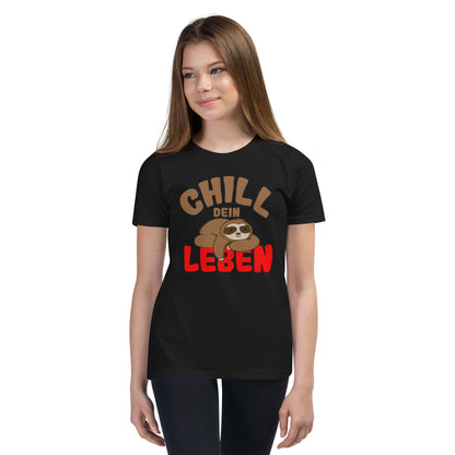 Kurzärmeliges T-Shirt für Kinder "Chill dein Leben"