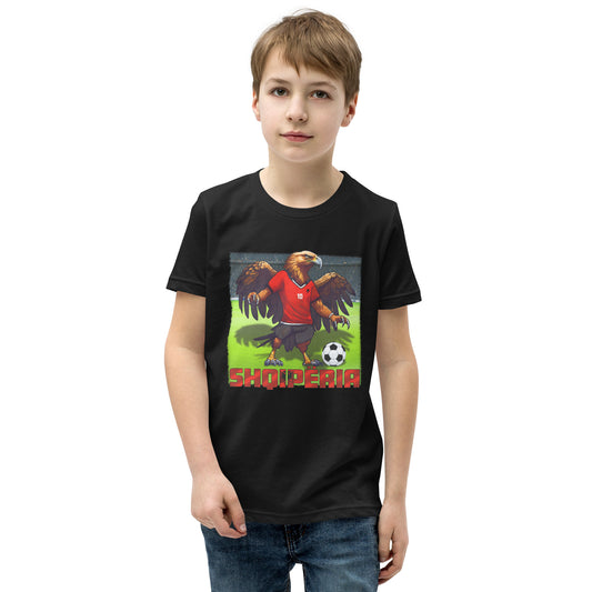 Albania European Championship Football Jersey Alternative Short Sleeve T-Shirt for Kids