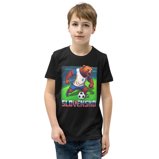 Slovakia European Championship Football Jersey Alternative Short Sleeve T-Shirt for Kids