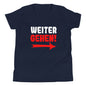 Kurzärmeliges T-Shirt für Kinder "Weitergehen"