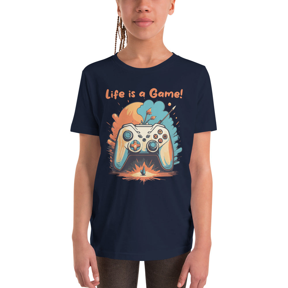 Kids' Short Sleeve T-Shirt Life is a Game