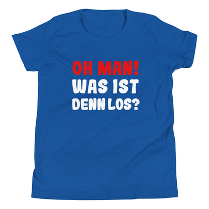 Kurzärmeliges T-Shirt für Kinder "Oh man! Was ist denn Los?"