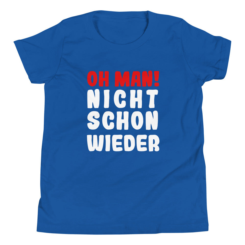 Kurzärmeliges T-Shirt für Kinder "Oh man! Nicht schon wieder"