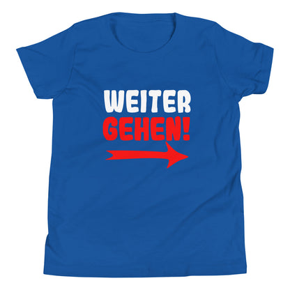 Kurzärmeliges T-Shirt für Kinder "Weitergehen"