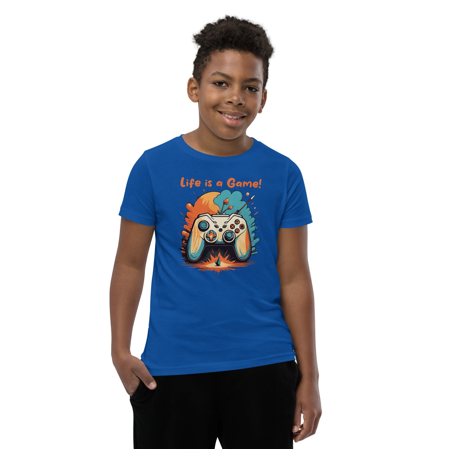 Kurzärmeliges T-Shirt für Kinder Live is a Game