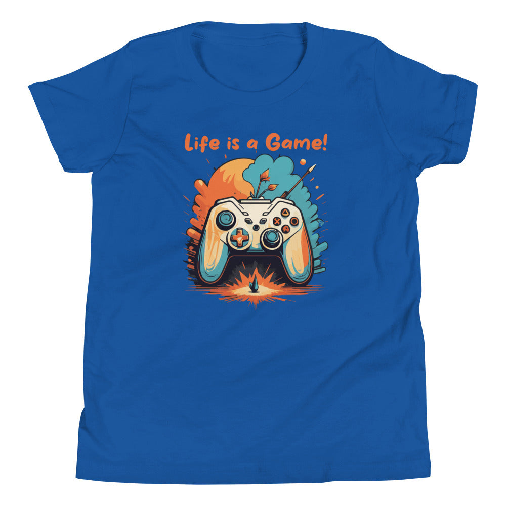 Kurzärmeliges T-Shirt für Kinder Live is a Game