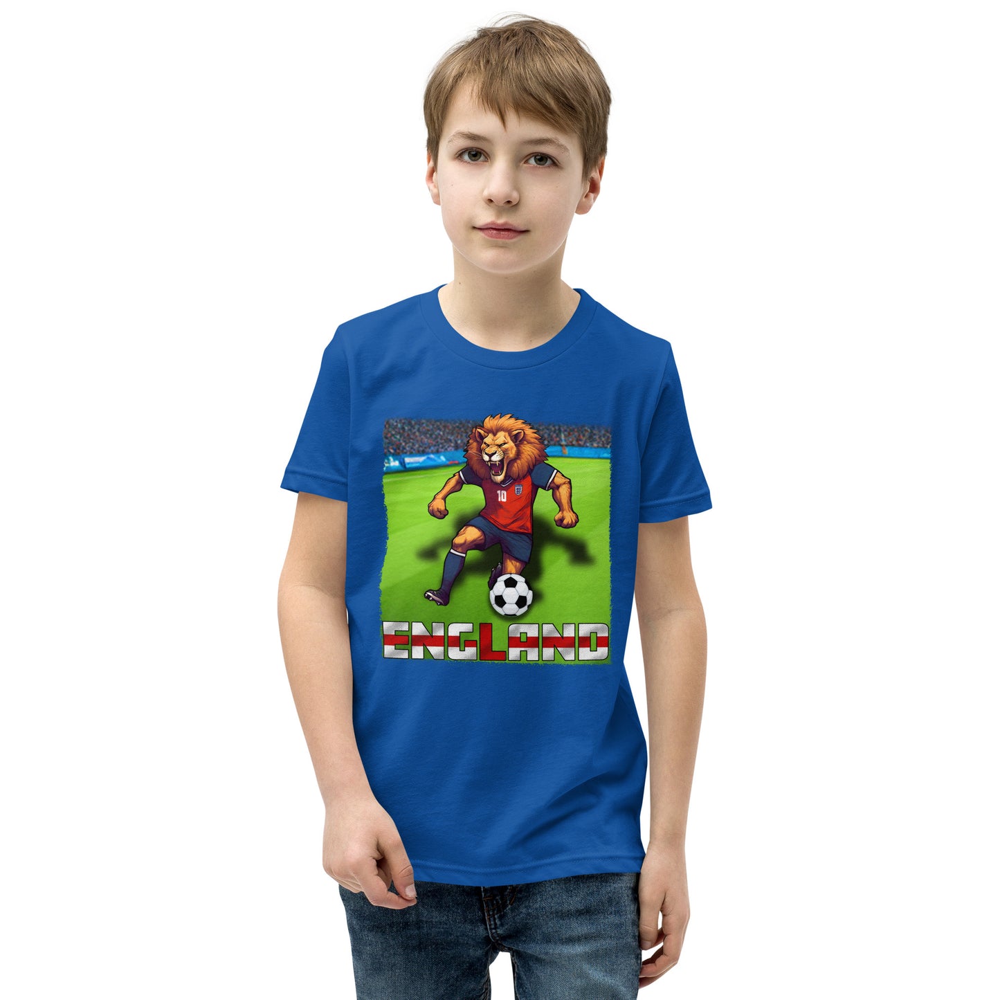 Maillot de football du championnat d'Europe d'Angleterre, t-shirt alternatif à manches courtes pour enfants