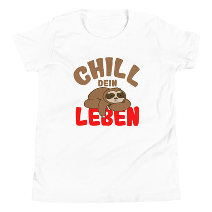 Kurzärmeliges T-Shirt für Kinder "Chill dein Leben"