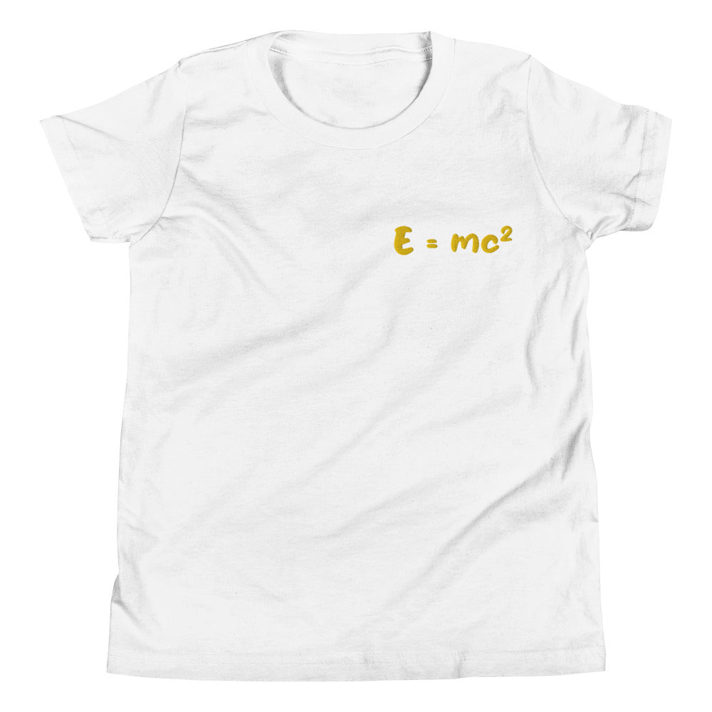 Kurzärmeliges T-Shirt für Kinder "E=mc²"