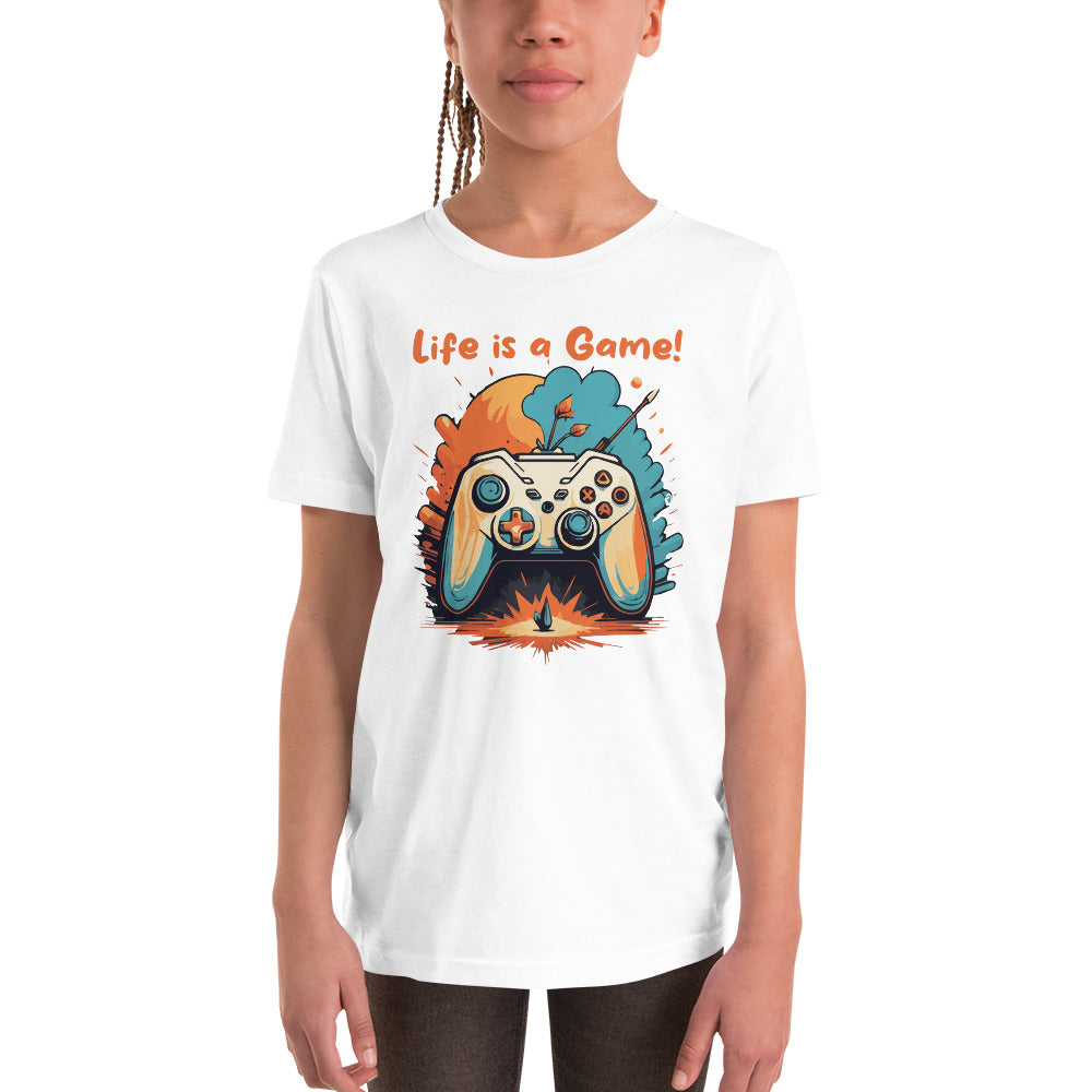 Kurzärmeliges T-Shirt für Kinder Live is a Game