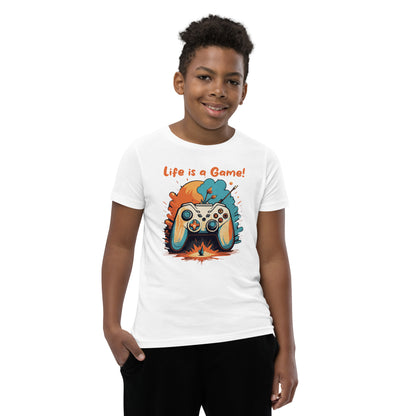 Kids' Short Sleeve T-Shirt Life is a Game