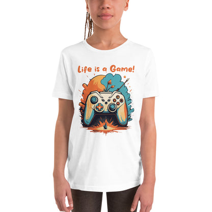 Kids' Short Sleeve T-Shirt Life is a Game