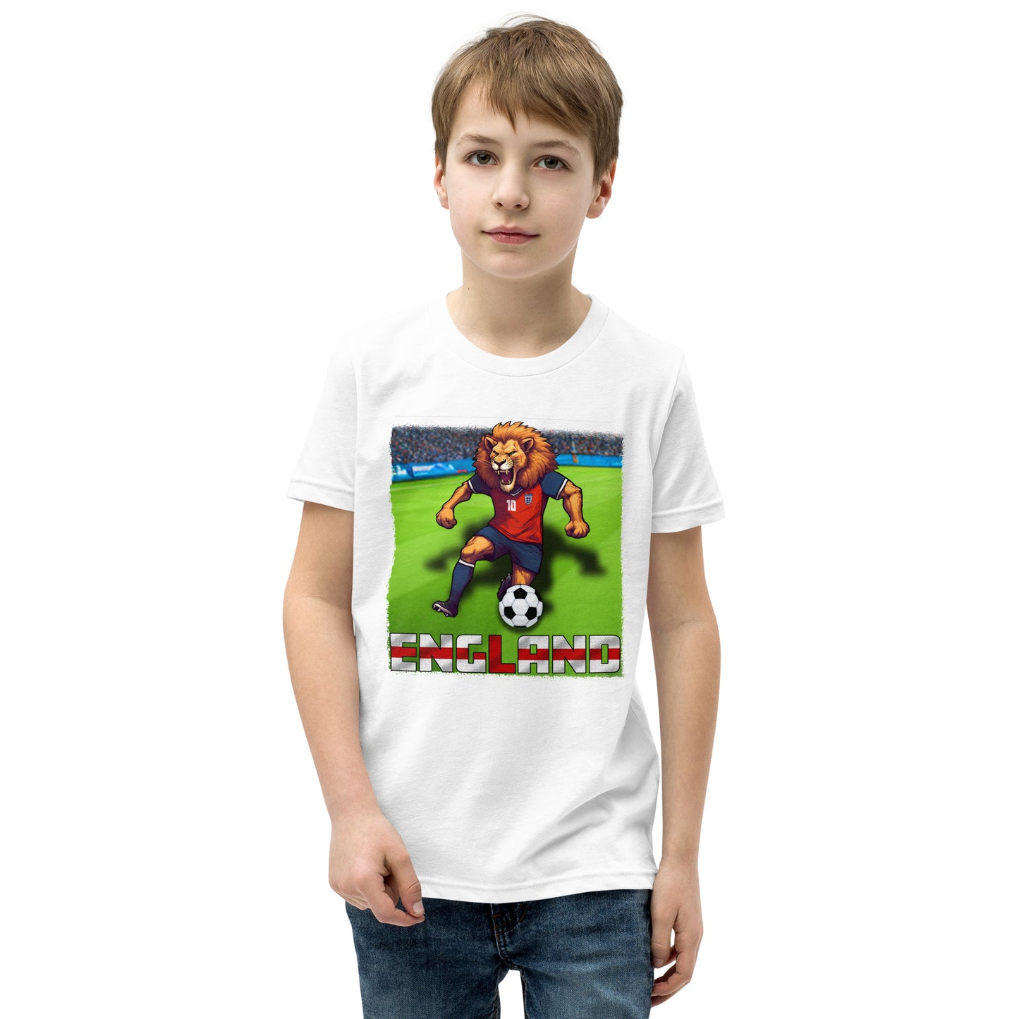 Maillot de football du championnat d'Europe d'Angleterre, t-shirt alternatif à manches courtes pour enfants